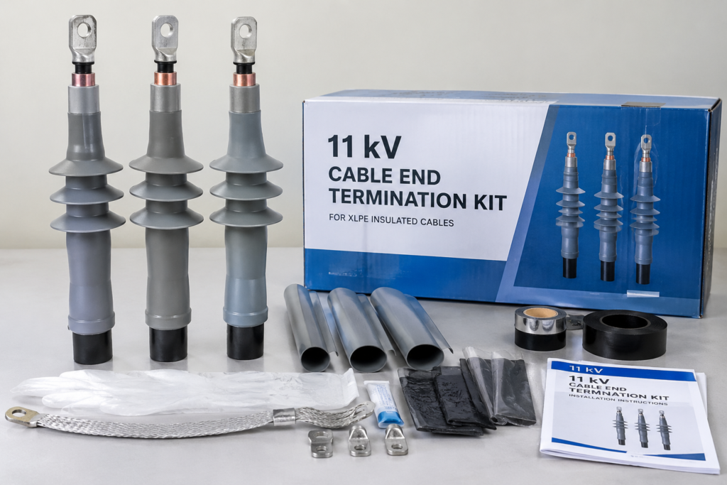 11 kV cable end termination kit for XLPE insulated power cables
